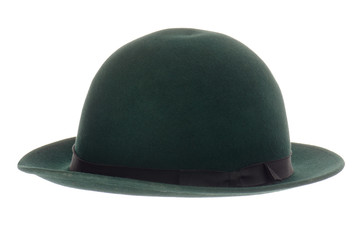 Green vintage hat
