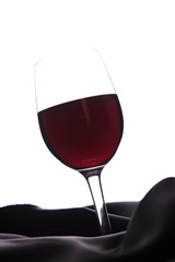 red wineglass