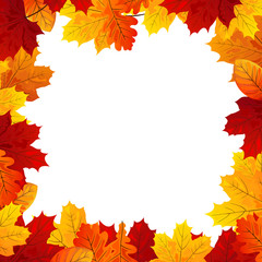 Naklejka na ściany i meble Vector Illustration of an Autumnal Background