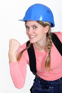A motivated tradeswoman