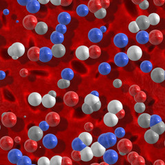 Molecular structure (Seamless texture)
