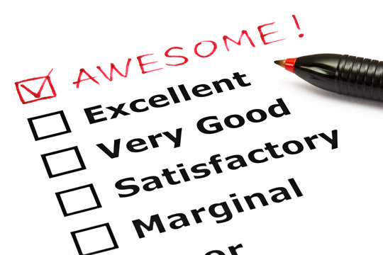 Awesome evaluation form