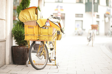 Briefträger Fahrrad