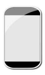 Smartphone vector isolated on white background