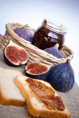 Breakfast with sweet figs