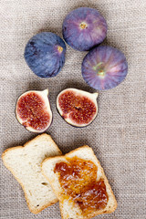 Breakfast with sweet figs