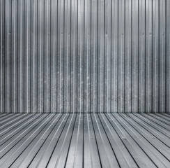 metallic wall