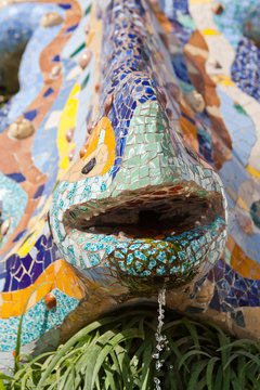 Mosaic salamander, el drac (the dragon), Parc Guell, Barcelona