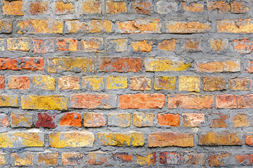 Background brick wall. Old house brickwall texture