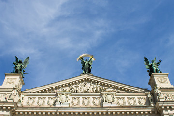 Top of LvivOpera House