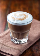 Glass of Latte Coffee