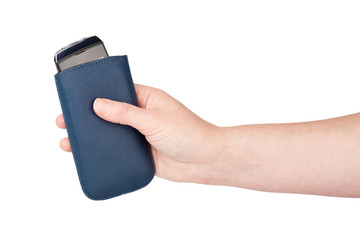 Mobile phone in hand