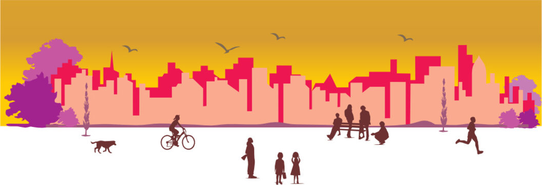 PLACE DE VILLE UN SOIR