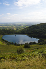 reservoir at malvern hills, worcestershire