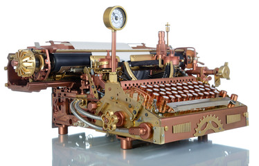 Steampunk Typewriter.