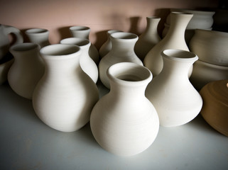 Fototapeta na wymiar gliny ceramiki ceramika