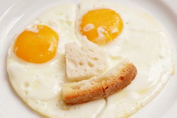 Fototapeta premium uova fritte