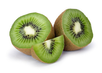 Fototapeta premium kiwi over white background