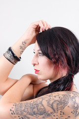 Fototapeta premium Seiten Profil eines Models