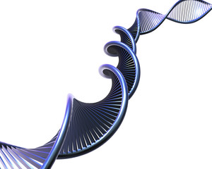 DNA digital illustration - obrazy, fototapety, plakaty