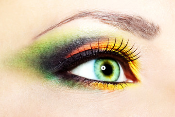 Beautiful eye makeup