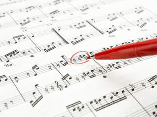 Fototapeta premium musical note