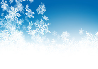 Eiskristalle, Schneeflocken, Blau, Himmel, Snowflakes, Weihnacht