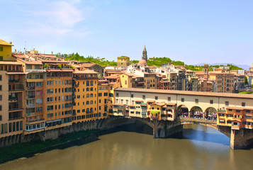 Obraz premium View of Ponte Vecchio, Florence