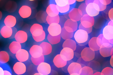 Night lights of the big city