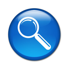 Boton brillante simbolo buscar