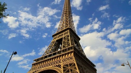 Eiffel Tower in Paris France during summer day