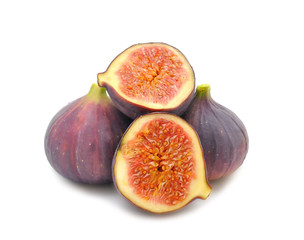 Figs isolated on white background