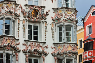 Rokoko Fassade in Innsbruck