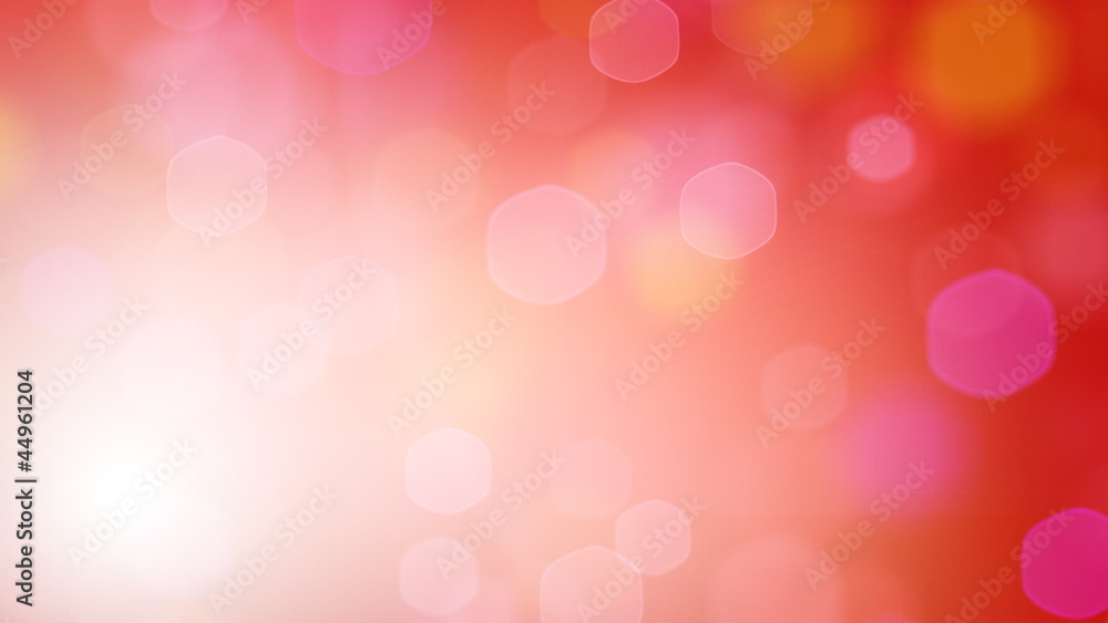 Poster red loopable background hexagonal lights