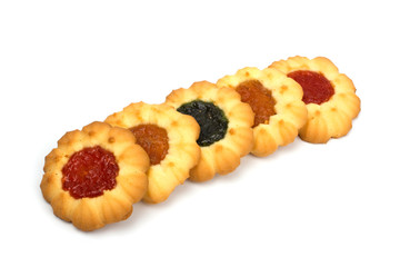 cookie sweets on white background