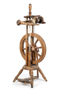 altes Spinnrad