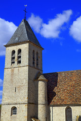 Fototapeta na wymiar france,yvelines,vallée de chevreuse : Les Mesnuls, église