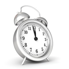 3d old fashioned alarm clock