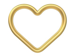 3d frame - heart shape