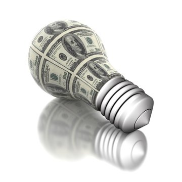 3d financial bulb