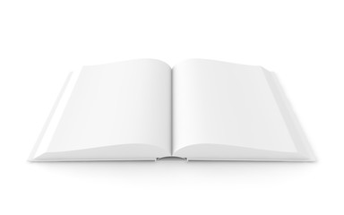 white book on white background