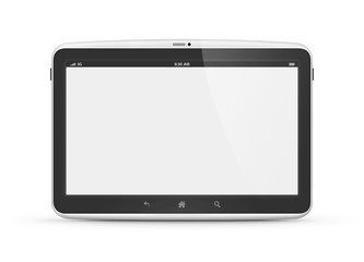 Modern digital tablet computer isolated