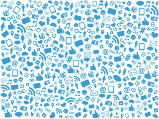 fond concept internet icones