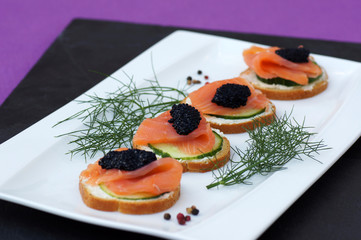 toasts tartare saumon lump 6