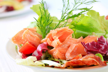 Salmon salad