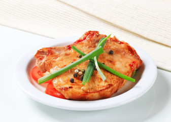 Spicy pork cutlet