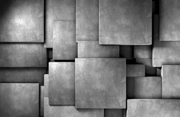 Fototapety  fondo abstracto 3d,bloques de cemento