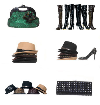 Fashion accessory collage