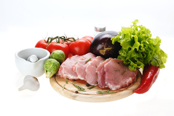 raw meat