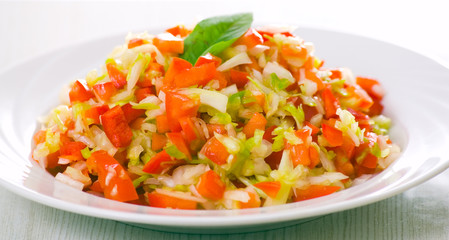 Fresh vegetable salad